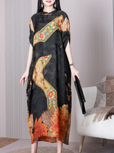 Beautiful Life – A-Linien-Kleid mit Stehkragen und mittlerer Taille